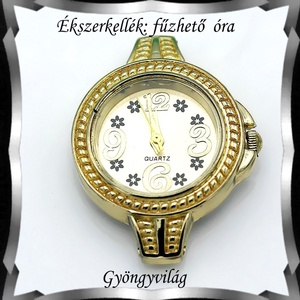 Ékszerkellék: fűzhető óra BOSZ 96, Kellékek & szerszámok, Gyöngyfűzés kellékek, Egyéb alkatrész, Ékszerkészítés, Ékszerkészítés, MESKA