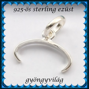 925-ös sterling ezüst ékszerkellék: medáltartó, medálkapocs EMK 02 - kellékek & szerszámok - ékszerkellék - medáltartó, medálkapocs - Meska.hu
