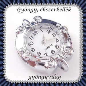 Ékszerkellék: fűzhető óra BOSZ 17, Kellékek & szerszámok, Gyöngyfűzés kellékek, Egyéb alkatrész, Ékszerkészítés, Ékszerkészítés, MESKA