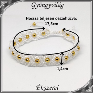 Ékszerek-karkötők: Makramé karkötő SK-M 40-18 több színben - ékszer - karkötő - gyöngyös karkötő - Meska.hu