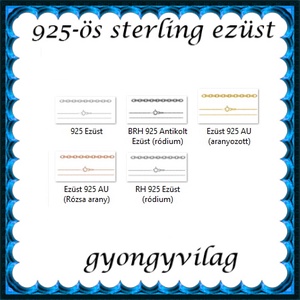Ékszerek-nyakláncok: 925-ös sterling ezüst lánc SSZ-EÜL 05-42e - ékszer - nyaklánc - medál nélküli nyaklánc - Meska.hu