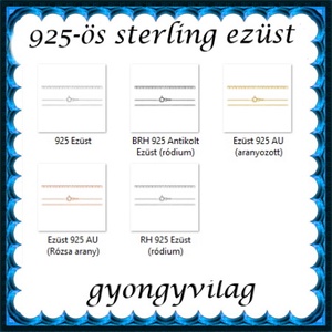 Ékszerek-nyakláncok: 925-ös sterling ezüst lánc SSZ-EÜL 14-45e - ékszer - nyaklánc - párhuzamos nyaklánc - Meska.hu