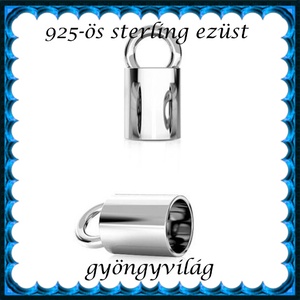 925-ös ezüst  lánckapocsvég  ELK V 14-6,3, Kellékek & szerszámok, Gyöngyfűzés kellékek, Egyéb alkatrész, Ékszerkészítés, Ékszerkészítés, MESKA