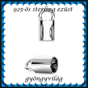 925-ös ezüst  lánckapocsvég  ELK V 14-4, Kellékek & szerszámok, Gyöngyfűzés kellékek, Egyéb alkatrész, Ékszerkészítés, Ékszerkészítés, MESKA