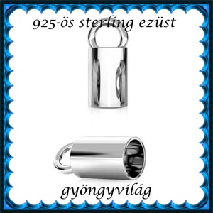 925-ös ezüst  lánckapocsvég  ELK V 14-2, Kellékek & szerszámok, Gyöngyfűzés kellékek, Egyéb alkatrész, Ékszerkészítés, Ékszerkészítés, MESKA