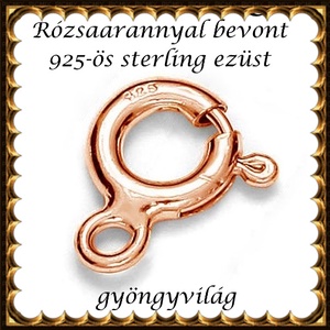 925-ös sterling ezüst ékszerkellék: lánckalocs  ELK 1S 12-2-10,75rg, Kellékek & szerszámok, Ékszerkellék, Nyaklánc kapocs, Ékszerkészítés, MESKA