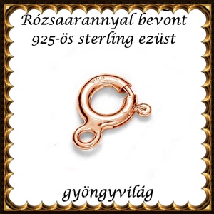 925-ös sterling ezüst ékszerkellék: lánckalocs  ELK 1S 12-2-8,3rg, Kellékek & szerszámok, Ékszerkellék, Nyaklánc kapocs, Ékszerkészítés, MESKA