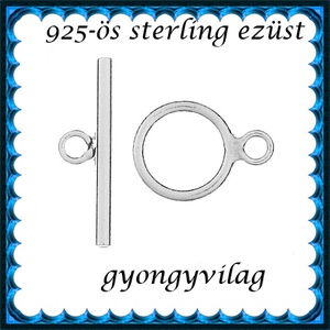 925-ös sterling ezüst ékszerkellék: lánckapocs ELK T 25, Kellékek & szerszámok, Ékszerkellék, Nyaklánc kapocs, Mindenmás, Ékszerkészítés, MESKA