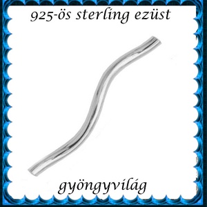 925-ös sterling ezüst ékszerkellék: köztes / gyöngy / dísz  EKÖ 63 - kellékek & szerszámok - gyöngyfűzés kellékek - fém köztesek - Meska.hu
