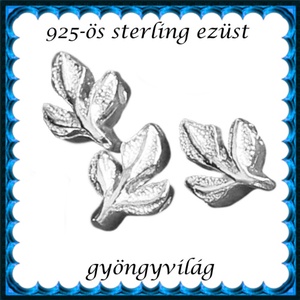 925-ös sterling ezüst ékszerkellék: köztes / gyöngy / dísz EKÖ 64  1db/csomag - kellékek & szerszámok - gyöngyfűzés kellékek - fém köztesek - Meska.hu