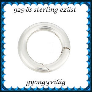 925-ös ezüst 1soros lánckapocs ELK 1S 44, Kellékek & szerszámok, Gyöngyfűzés kellékek, Egyéb alkatrész, Ékszerkészítés, MESKA