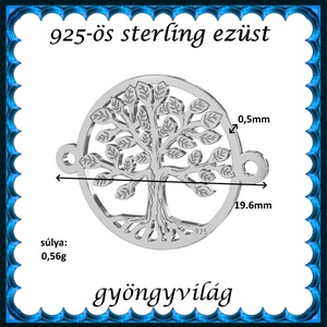 925-ös finomságú sterling ezüst kandeláber/ továbbépíthető köztes /tartó elem  EKA2 88 - kellékek & szerszámok - gyöngyfűzés kellékek - egyéb alkatrész - Meska.hu