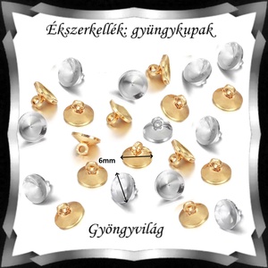 Ékszerkellék: medálkapocs BMK 10-6 5db/csomag - kellékek & szerszámok - ékszerkellék - medáltartó, medálkapocs - Meska.hu