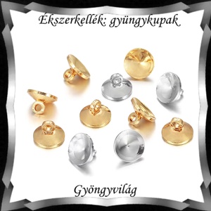 Ékszerkellék: medálkapocs BMK 10-8 5db/csomag, Kellékek & szerszámok, Ékszerkellék, Medáltartó, medálkapocs, Ékszerkészítés, MESKA