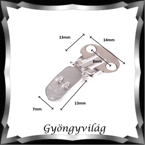 Egyéb kreatív kellékek: cipő klipsz alap BEK-BK 03 2db - kellékek & szerszámok - gyöngyfűzés kellékek - egyéb alkatrész - Meska.hu