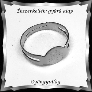 Ékszerkellék: gyűrű alap BGYA03 5db/cs - kellékek & szerszámok - ékszerkellék - gyűrűalap - Meska.hu