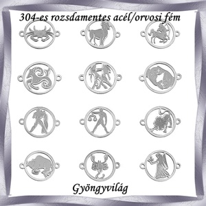 Nemes acél ékszerkellék: medál, caboshon, fityegő NAMCF-17e 1db/cs - Meska.hu