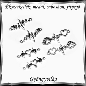Ékszerkellék: medál, caboshon, fityegő BMCF-2-28 3db/cs több féle, Kellékek & szerszámok, Gyöngyfűzés kellékek, Cabochon, Ékszerkészítés, Ékszerkészítés, MESKA
