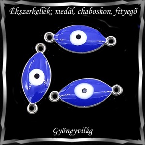 Ékszerkellék: medál, caboshon, fityegő BMCF-2-20  3db/csomag Allah szeme, Kellékek & szerszámok, Gyöngyfűzés kellékek, Cabochon, Ékszerkészítés, MESKA