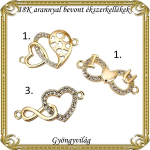 18K arannyal bevont ékszerkellék: medál, caboshon, fityegő ABMCF 01   1db/cs több féle - kellékek & szerszámok - gyöngyfűzés kellékek - cabochon - Meska.hu