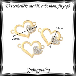 Ékszerkellék: medál, caboshon, fityegő BMCF-2-46  3db/csomag   - diy (csináld magad) - egységcsomag - Meska.hu