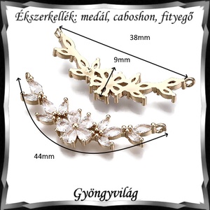 Ékszerkellék: medál, caboshon, fityegő BMCF-2-47  1db/csomag   - diy (csináld magad) - egységcsomag - Meska.hu