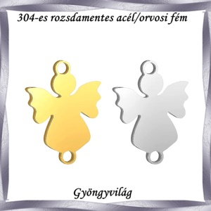 Nemes acél ékszerkellék: medál, caboshon, fityegő NAMCF-19 1db/cs, Kellékek & szerszámok, Gyöngyfűzés kellékek, Cabochon, Ékszerkészítés, MESKA