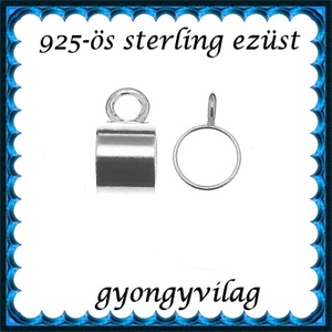 925-ös sterling ezüst ékszerkellék: medáltartó, medálkapocs EMT 37, Kellékek & szerszámok, Gyöngyfűzés kellékek, Egyéb alkatrész, Ékszerkészítés, MESKA