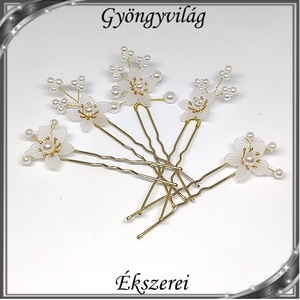 Ékszerek-hajdíszek, hajcsatok: Esküvői, menyasszonyi, alkalmi hajdísz, S-H-SZ02a - esküvő - hajdísz - kontydísz & hajdísz - Meska.hu