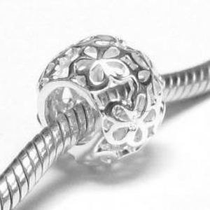  925-ös sterling ezüst medál / pandora EM-P 22, Kellékek & szerszámok, Gyöngyfűzés kellékek, Fém köztesek, Ékszerkészítés, MESKA