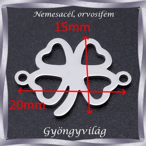 304 Nemes acél ékszerkellék: medál, caboshon, fityegő NAMCF-20 1db/cs  - kellékek & szerszámok - gyöngyfűzés kellékek - cabochon - Meska.hu