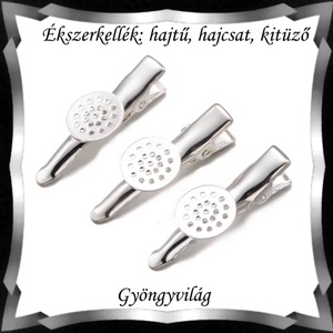 Ékszerkellék: hajtű, hajcsat, kitűző több színben BEK H 10 2db/cs, Kellékek & szerszámok, Gyöngyfűzés kellékek, Egyéb alkatrész, Ékszerkészítés, MESKA