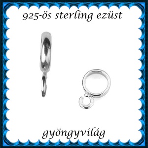 925-ös sterling ezüst ékszerkellék: medáltartó, medálkapocs EMT 52 - Meska.hu