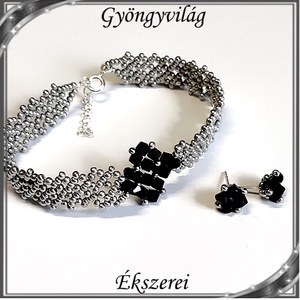 Ékszerek-szettek: Esküvői, menyasszonyi, alkalmi ékszer szett, swarovszki kristály SSZ-ESWF 09-1 - ékszer - ékszerszett - Meska.hu