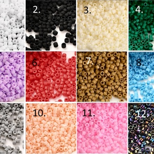 Henger alakú japán kásagyönggy  GYÜ-H 2x1,5 mm-es több szinben - Meska.hu
