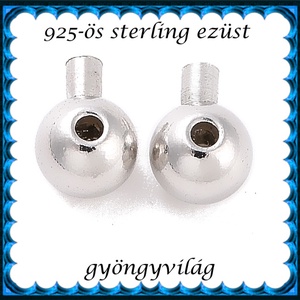 925-ös sterling ezüst ékszerkellék: csomótakaró ECST 12 - kellékek & szerszámok - gyöngyfűzés kellékek - egyéb alkatrész - Meska.hu