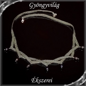 Ékszerek-nyaklánc: alkalmi nyaklánc SL-14E-ÜGY01-3 - esküvő - ékszer - ékszerszett - Meska.hu