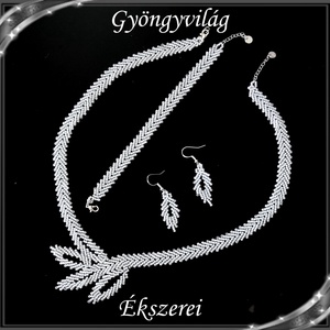 Ékszerek-szettek: Esküvői, menyasszonyi, alkalmi ékszerszett SSZ-E925-ÜGY02-1 - esküvő - ékszer - ékszerszett - Meska.hu