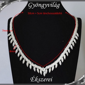 Esküvői, menyasszonyi, alkalmi ékszer szett,  SLEB-GY01-1 - esküvő - ékszer - nyaklánc - Meska.hu