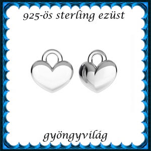 925-ös sterling ezüst ékszerkellék: medál / pandora / fityegő EM-F 31, Kellékek & szerszámok, Gyöngyfűzés kellékek, Fém köztesek, Ékszerkészítés, MESKA