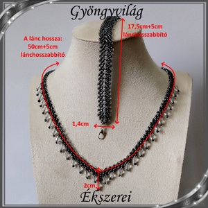 Esküvői, menyasszonyi, alkalmi ékszer szett,  SSZEB-GY04-3 - esküvő - ékszer - nyaklánc - Meska.hu