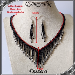 Esküvői, menyasszonyi, alkalmi ékszer szett,  SSZEB-GY05-2 - esküvő - ékszer - nyaklánc - Meska.hu