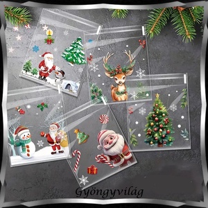 Ékszerek-csomagoló anyag: Karácsonyi celofán zacskó EK-Z14 több féle - Meska.hu