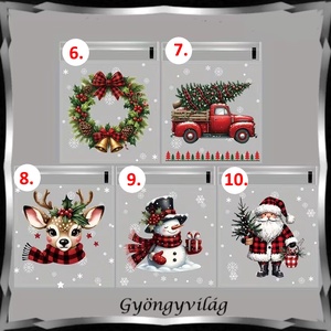 Ékszerek-csomagoló anyag: Karácsonyi celofán zacskó EK-Z14 több féle - karácsony - karácsonyi ajándékozás - karácsonyi ajándékcsomagolás - Meska.hu