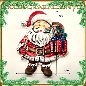 Karácsonyi hűtőmágnes S-KA26-01 - otthon & életmód - dekoráció - dísztárgy - Meska.hu