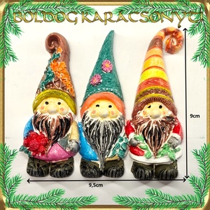 Karácsonyi hűtőmágnes S-KA26-02 több szinben - otthon & életmód - dekoráció - dísztárgy - Meska.hu