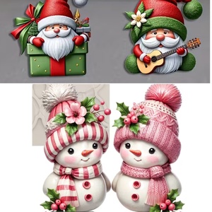 Karácsonyi festhető gipsz figurák Gipsz-01 - diy (csináld magad) - egységcsomag - Meska.hu