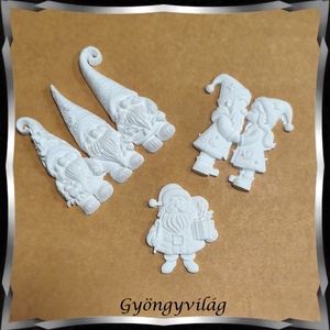 Karácsonyi festhető gipsz figurák Gipsz-02 - Meska.hu