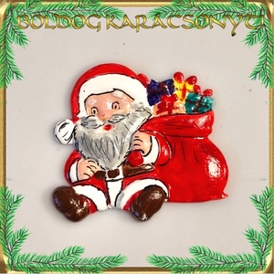 Karácsonyi hűtőmágnes S-KA26-01 - Meska.hu