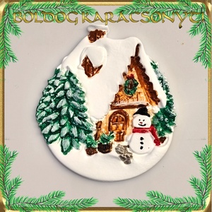 Karácsonyi hűtőmágnes S-KA26-20 - Meska.hu